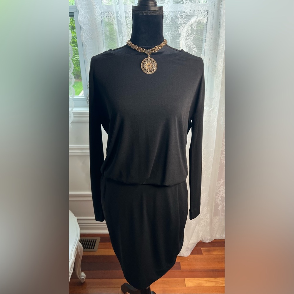 Malene Birger Black Cut Out Sheath Dress with Pockets!Sz XS/S EUC pre ❤️